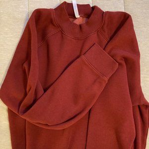 Fabletics James Long-Sleeve Pullover Crew Neck Sweatshirt